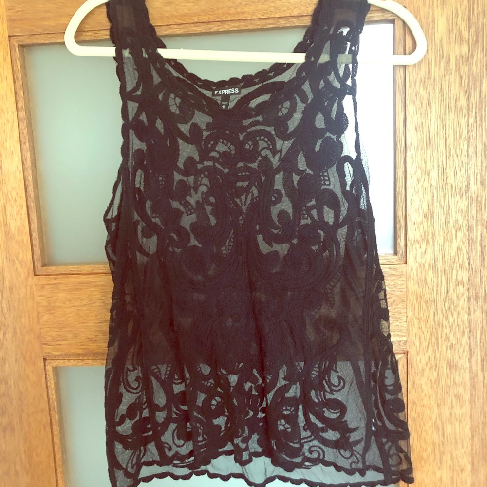 Express lace top